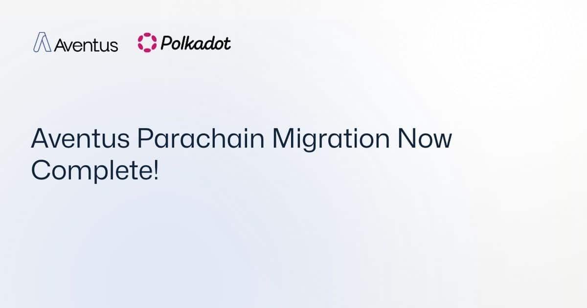 text about aventus parachain migration